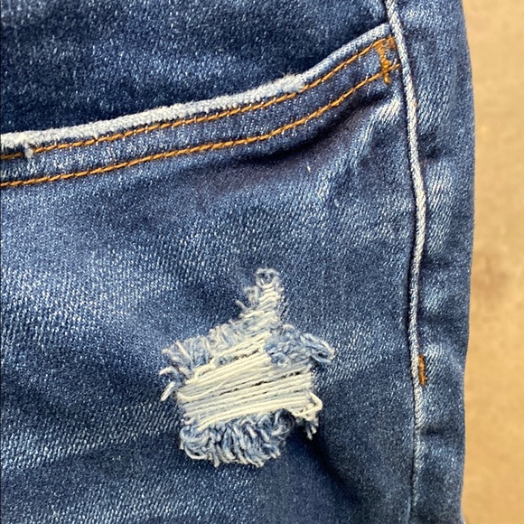 Flying Monkey Distressed Straight Leg Stretch Jean - Picture 4 of 7